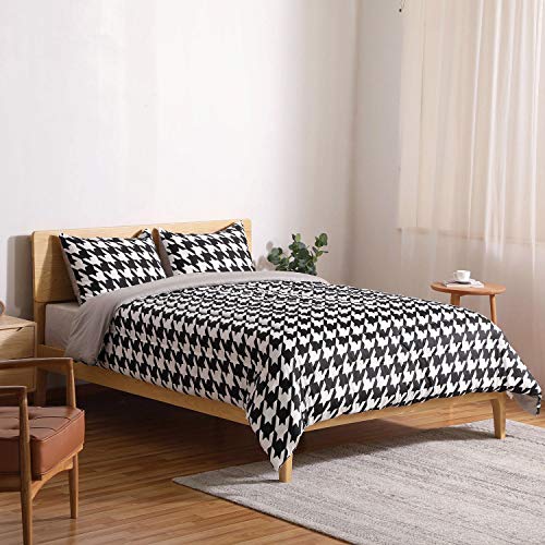 ATsense Comforter Set, 3-Piece Bed Comforter Set, 100% Cotton Fabric